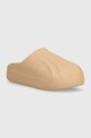 Šľapky adidas Originals Adifom Superstar Mule béžová IE0754