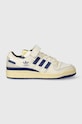 adidas Forum 84 Low Cloud White / Victory Blue / Easy Yellow pelle scamosciata bianco IE3205