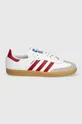 adidas J boys's Shoes Trainers in White biały