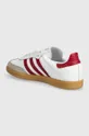 adidas J boys's Shoes Trainers in White Cholewka: Materiał syntetyczny, Skóra naturalna, Wnętrze: Materiał tekstylny, Materiał syntetyczny, Podeszwa: Materiał syntetyczny