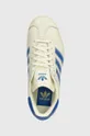 μπεζ Δερμάτινα αθλητικά παπούτσια adidas Originals Gazelle