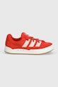 adidas Originals sneakers din piele intoarsă Adimatic IF8796 rosu SS24