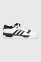 adidas Originals leather sneakers Rivalry Low white