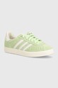 Замшеві кросівки adidas Originals Gazelle 85 низька зелений IG6222