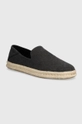 fekete Toms espadrilles Santiago Férfi