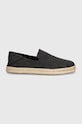Toms espadrile Santiago 10019869 negru SS25