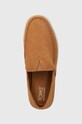 Toms espadrile din piele intoarsa Alonso Loafer Rope maro 10020876