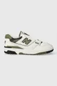 λευκό Δερμάτινα αθλητικά παπούτσια New Balance 550 Ανδρικά