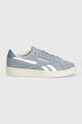 Замшевые кроссовки Reebok Classic Club C 100074643 голубой SS24