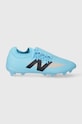 New Balance obuwie piłkarskie korki Furon V7+ Dispatch FG SF3FS75 imitacja skóry licowej niebieski SF3FS75