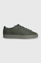 Tenisice od brušene kože Puma Suede Lux 395736 zelena SS24