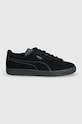Puma sneakersy zamszowe Suede Lux 395736 czarny SS24
