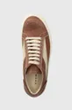 marrone Rick Owens scarpe da ginnastica Denim Shoes Vintage Sneaks