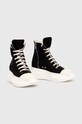 Rick Owens trampki Woven Shoes Abstract Sneak DU01D1840.CBEM9.9811 czarny SS24
