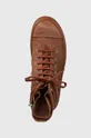 brown Rick Owens trainers Denim Shoes Sneaks