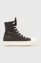 szary Rick Owens trampki Woven Shoes Sneaks Męski