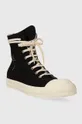 Tenisice Rick Owens Woven Shoes Sneaks crna