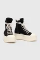 Tenisice Rick Owens Woven Shoes Double Bumper Sneaks crna