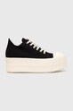 Rick Owens plimsolls Woven Shoes Double Bumper Low Sneaks black DU01D1832.NDK.911