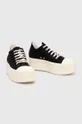 Tenisice Rick Owens Woven Shoes Double Bumper Low Sneaks crna