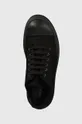black Rick Owens plimsolls Woven Shoes Double Bumper Low Sneaks