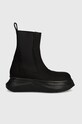 Rick Owens sztyblety Woven Boots Beatle Abstract DU01D1846.NDK.99 czarny SS24