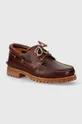 burgundia Timberland pantofi de piele Authentic De bărbați