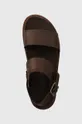 brązowy Timberland sandały skórzane Amalfi Vibes