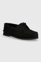 черен Половинки обувки от велур Timberland Classic Boat Чоловічий