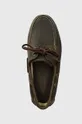 green Timberland leather shoes Classic Boat