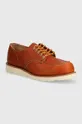 πορτοκαλί Δερμάτινα κλειστά παπούτσια Red Wing Shop Moc Oxford Ανδρικά