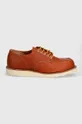Red Wing scarpe in pelle Shop Moc Oxford arancione