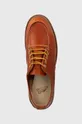 оранжев Кожени половинки обувки Red Wing Shop Moc Oxford