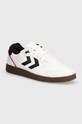 Hummel sneakersy LIGA GK RPET SUEDE imitacja skóry licowej biały 223138