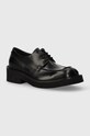 MM6 Maison Margiela leather shoes casual black SH1WQ0001