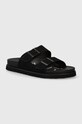 Шлепанцы Gant Palbuddy имитация замша чёрный 28604785.G00