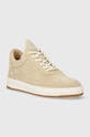 Велурени маратонки Filling Pieces Low Top Ripple Suede Planet friendly бежов 10122791919