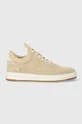 Filling Pieces sneakersy zamszowe Low Top Ripple Suede beżowy