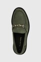 Замшеві мокасини Filling Pieces Loafer Suede зелений 44222791926