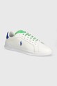 Polo Ralph Lauren sneakersy skórzane Hrt Crt II niska biały 809931260003