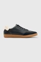 AllSaints sneakers din piele Leo piele întoarsă negru MF718X.BLK