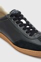 AllSaints sneakers din piele Leo negru MF718X.BLK