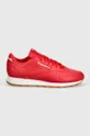 Kožené sneakers boty Reebok Classic Classic Leather červená
