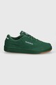 Tenisice od brušene kože Reebok Classic Club C 85 100074451 zelena SS25