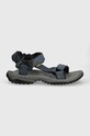 Teva sandale din piele intoarsa Terra Fi Lite Leather 1012072 bleumarin SS24