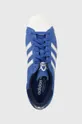 blu adidas Originals sneakers in camoscio