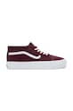 Semišové tenisky Vans Sk8-Mid Reissue 83 LX vysoký burgundské VN000CQQ4QU1