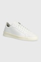 VOR leather sneakers 3A grain leather white 3A.Champagnerweiss