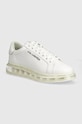 Karl Lagerfeld sneakersy skórzane KAPRI KUSHION niska biały KL52625A.11W