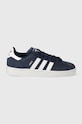 adidas Originals sneakers din piele întoarsă Campus 2 piele întoarsă bleumarin ID9839